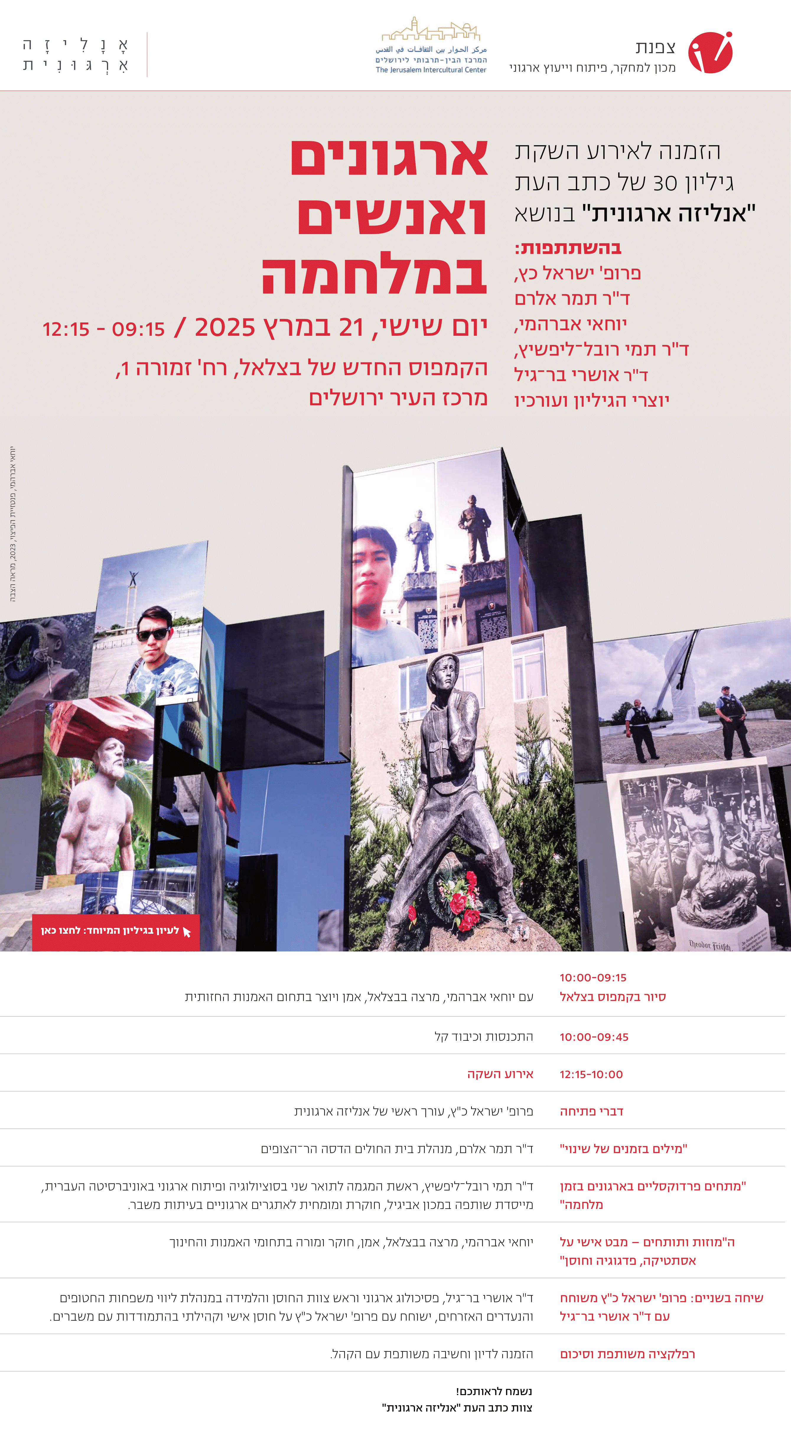 אירוע השקה - אנליזה ארגונית 30-1